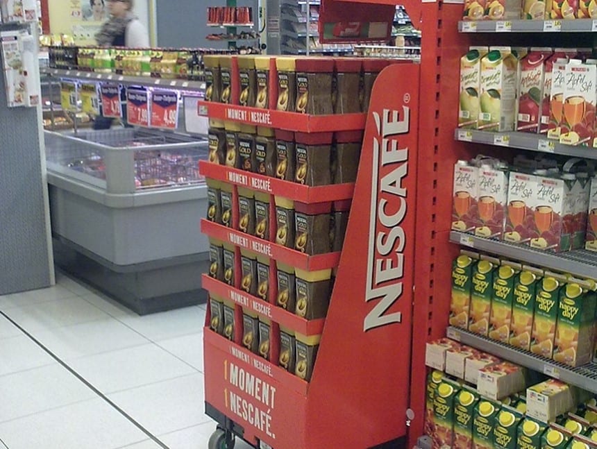 product display in the retail industry