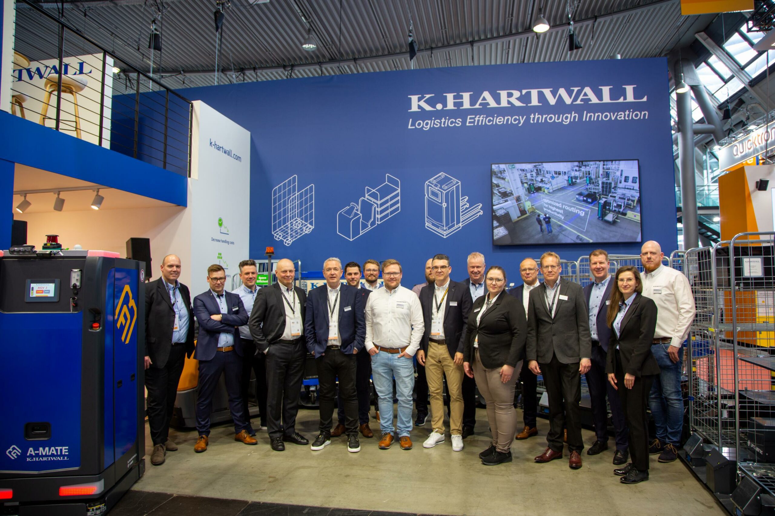 K.Hartwall team at LogiMAT - the biggest fair for intralogistics in Europe