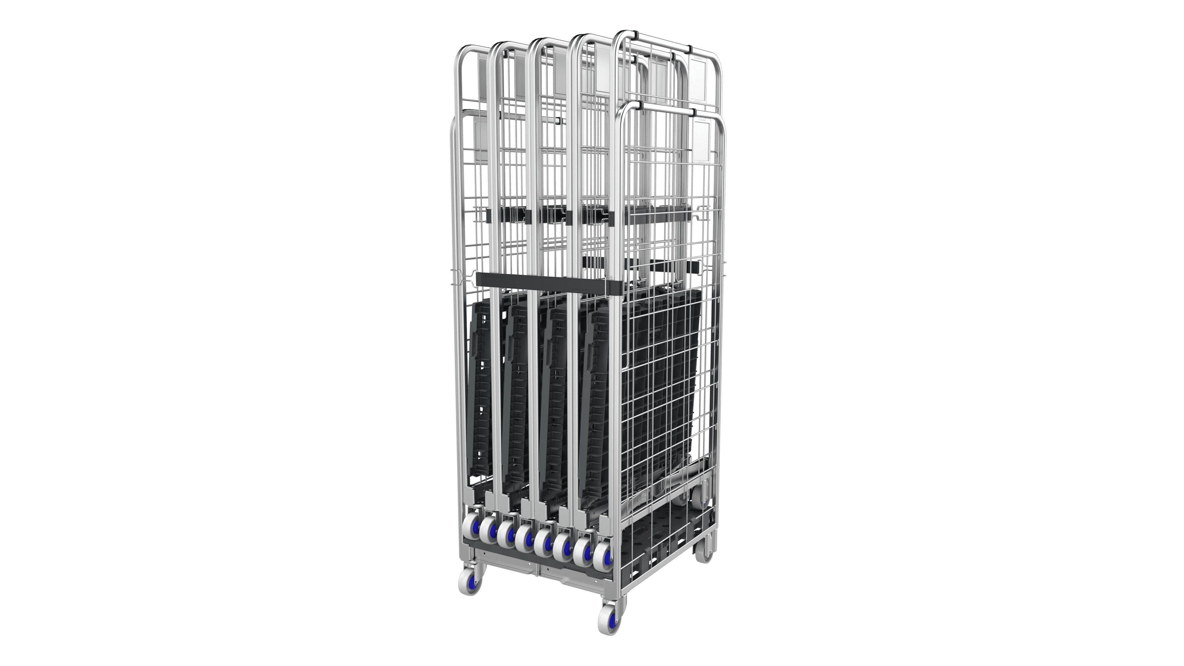 4-in-1 2-sided Foldia roll cages